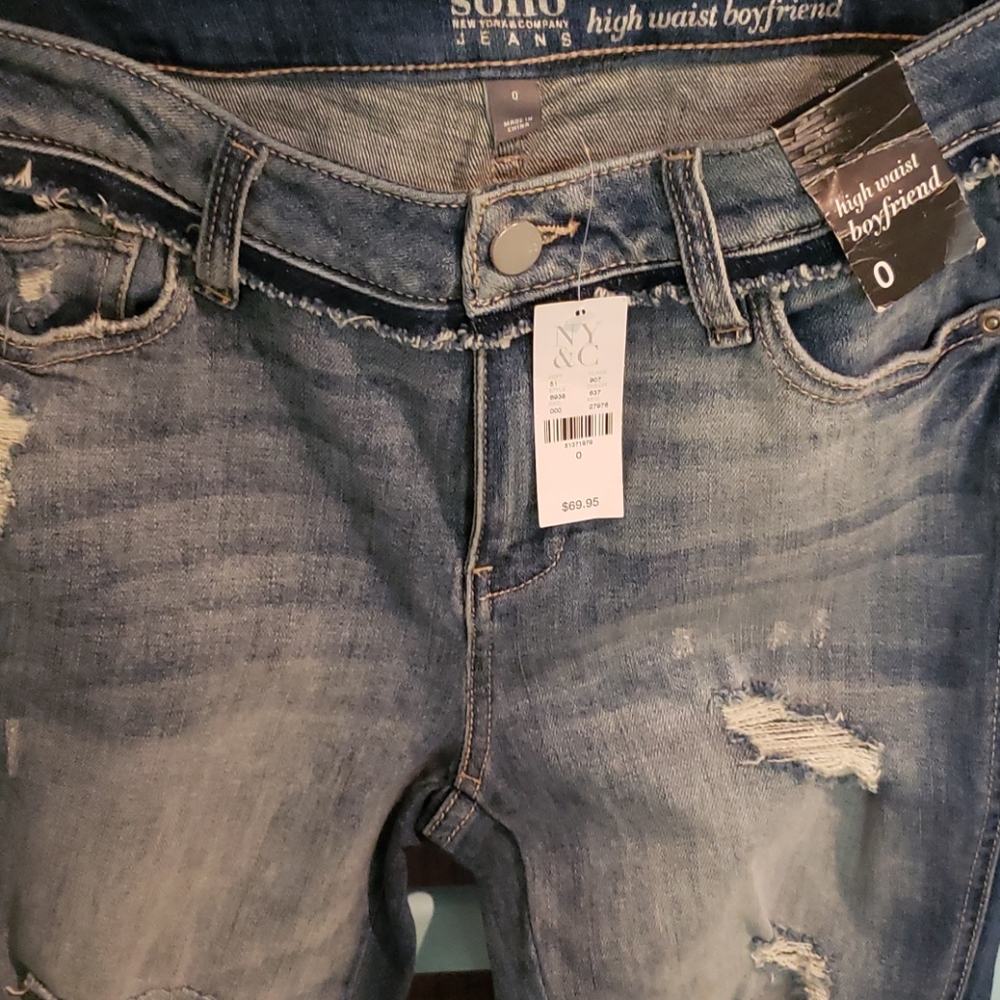 Soho high waist boyfriend jeans